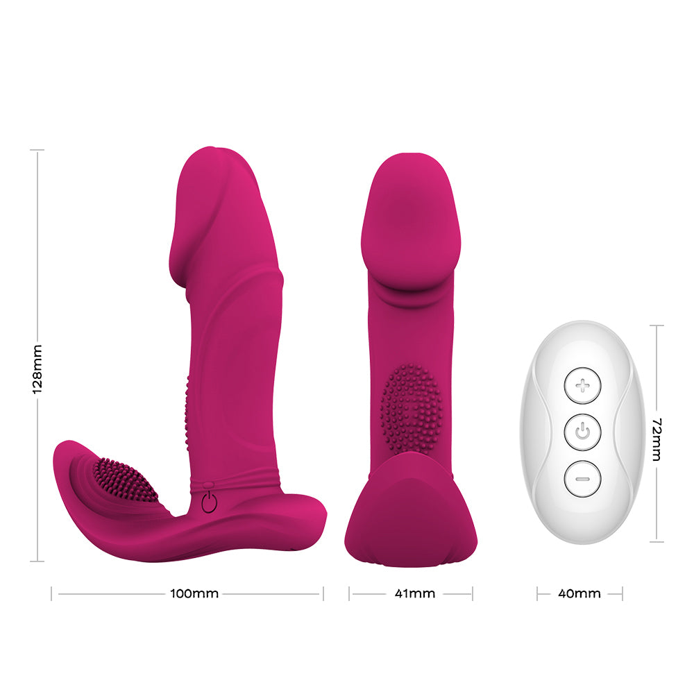 Wearable G Spot and Clit Dual Vibrator with Remote Control W5