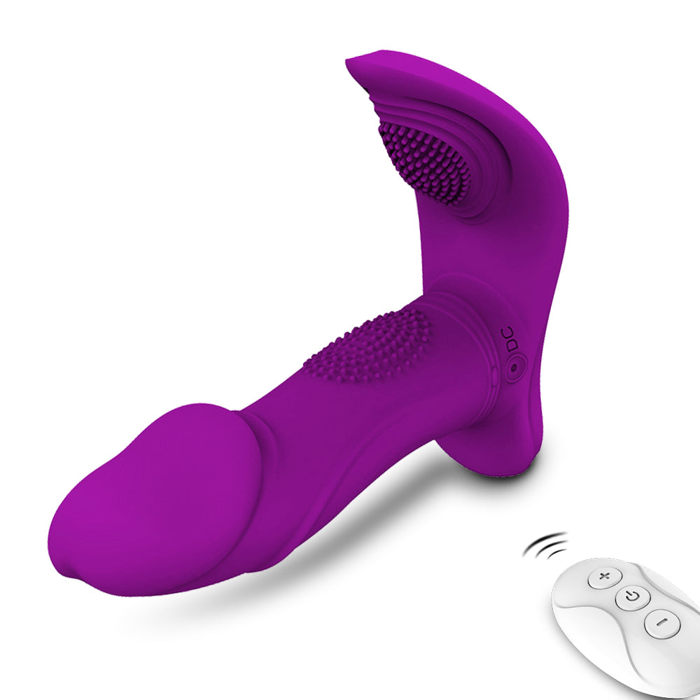 Wearable G Spot and Clit Dual Vibrator with Remote Control W5