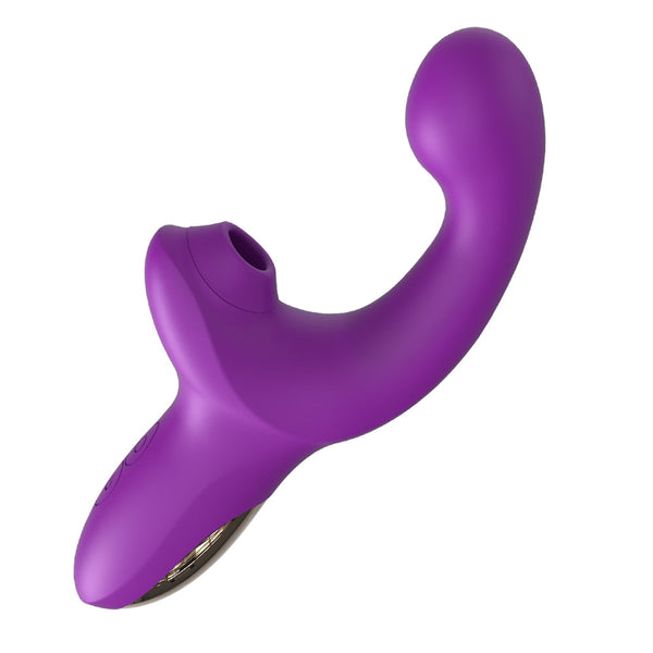 Finger Like G Spot Vibrator with Clit Sucker Stimulation V3