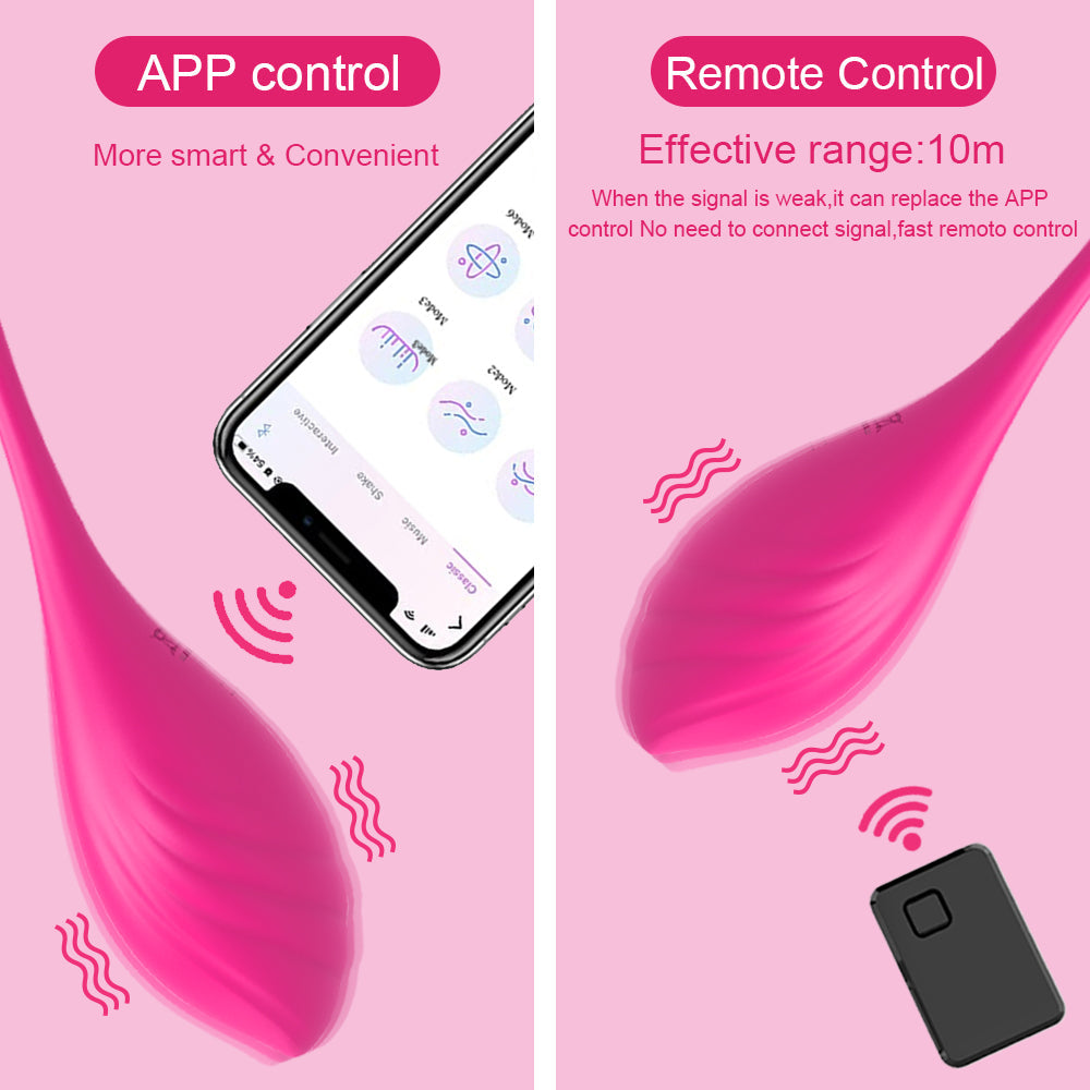 Long Distance Egg Vibrator with Remote Control & App Control