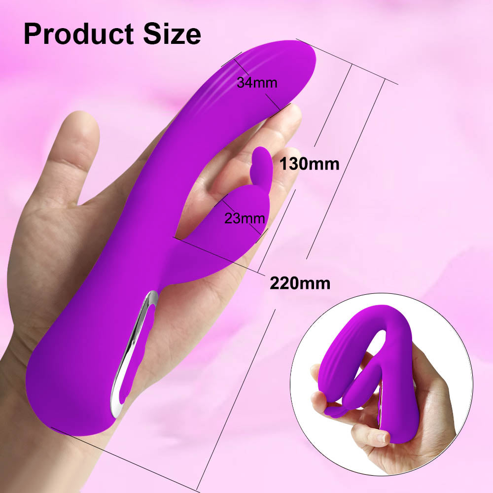 7 Frequencies Rabbit Vibrator with 42℃ Heating V8