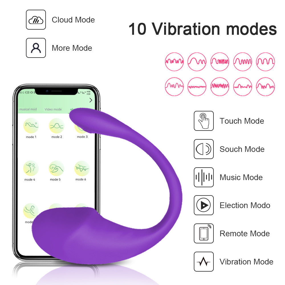 Wearable Vibrating Egg Vibrator with App Control W2