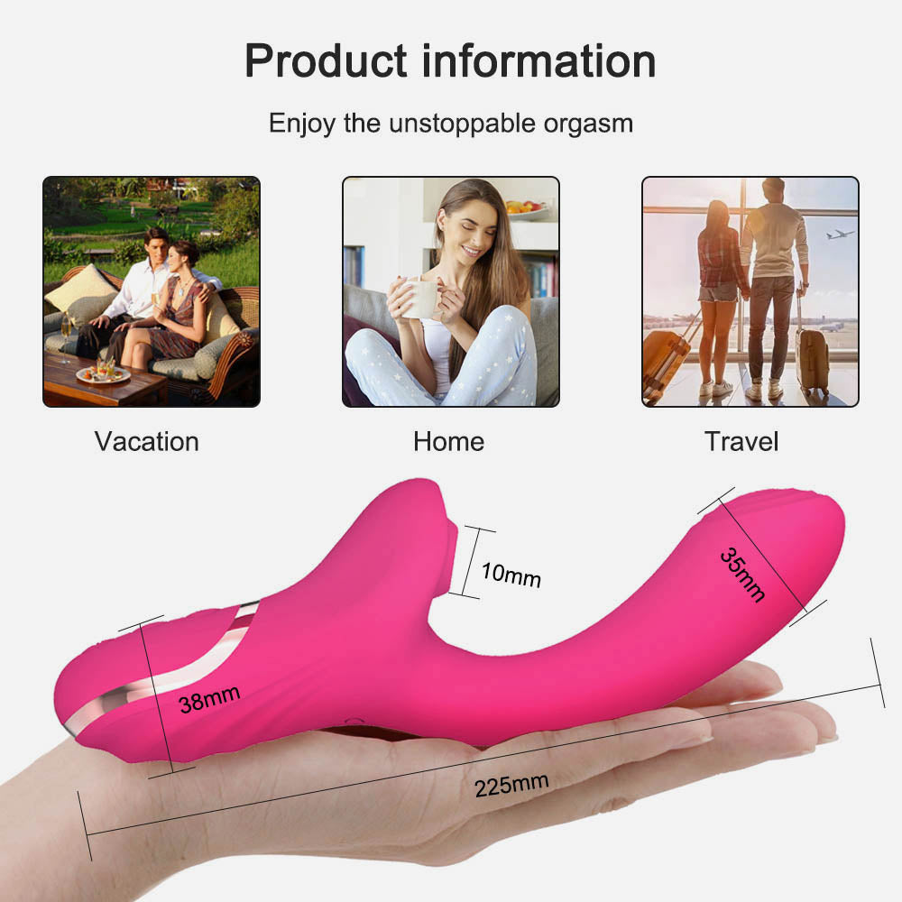 Clitoral Sucking Stimulation and G-Spot Vibrator 20 Modes V1 