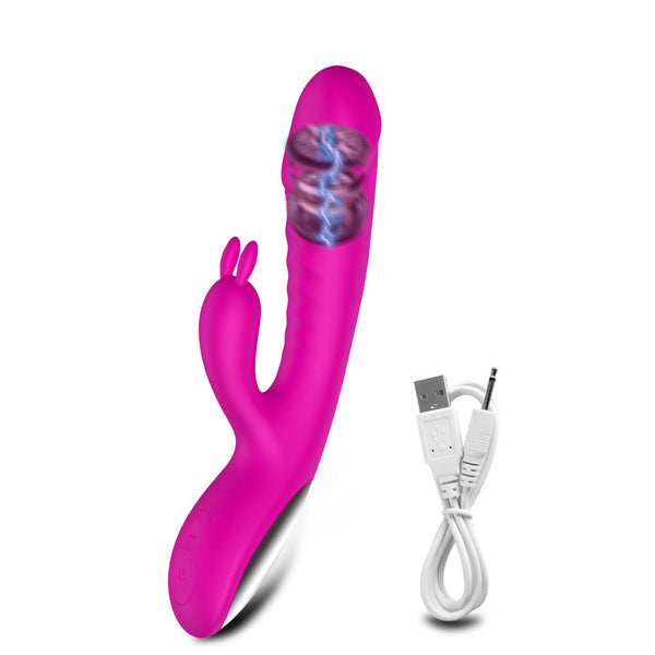 Powerful Rabbit Vibrator Female G Spot Clitoris Stimulator Masturbator Massager